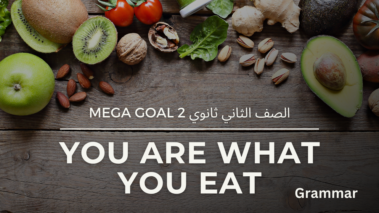 Mega Goal 2 You Are What You Eat Grammar